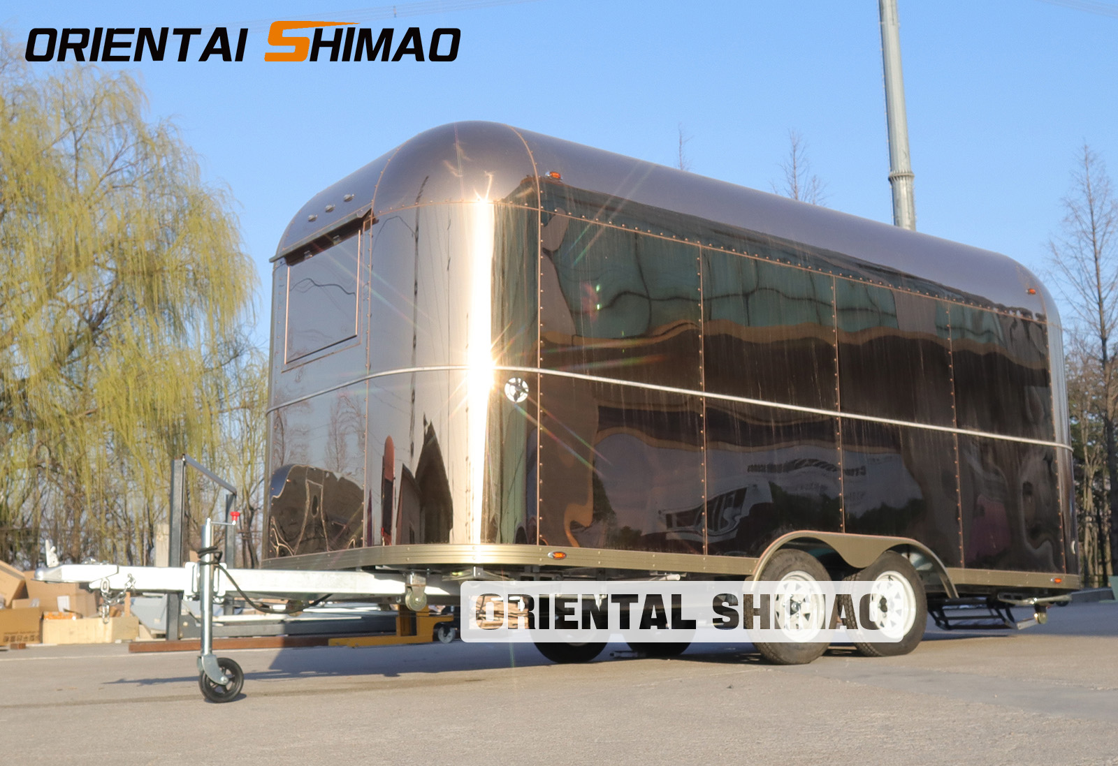 Luxury Launch: Rose Gold тот баспайтын болаттан жасалған Breeze азық-түлік жүк көлігі
