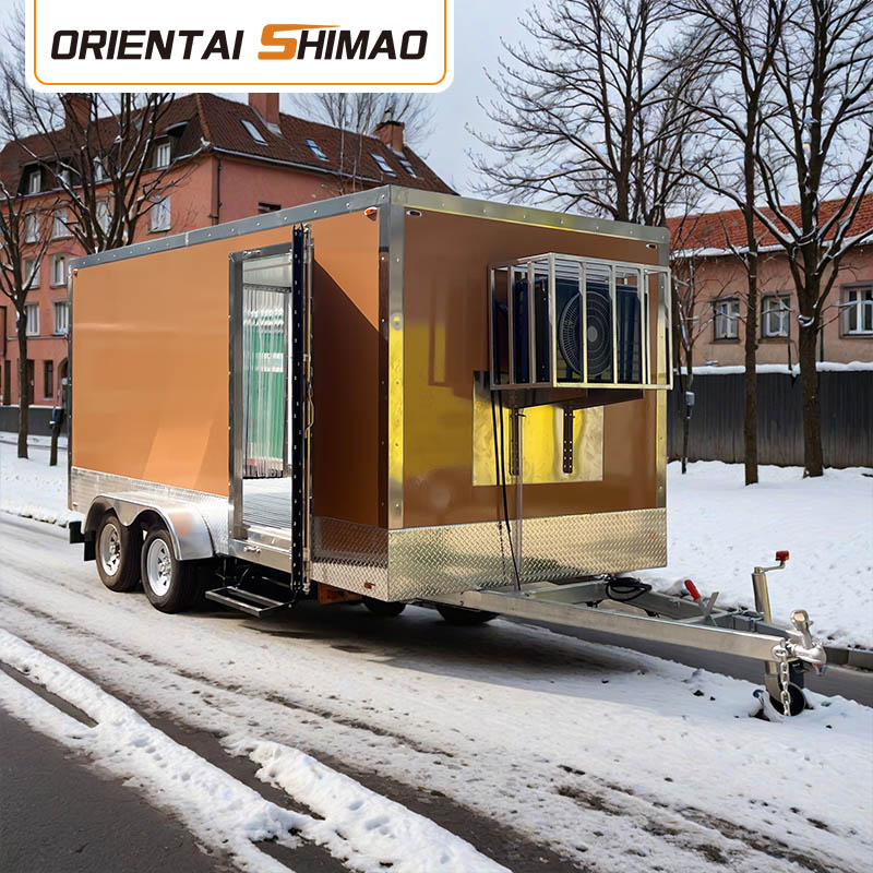 Төтенше температураға арналған оқшауланған мұздатқыш тіркеме